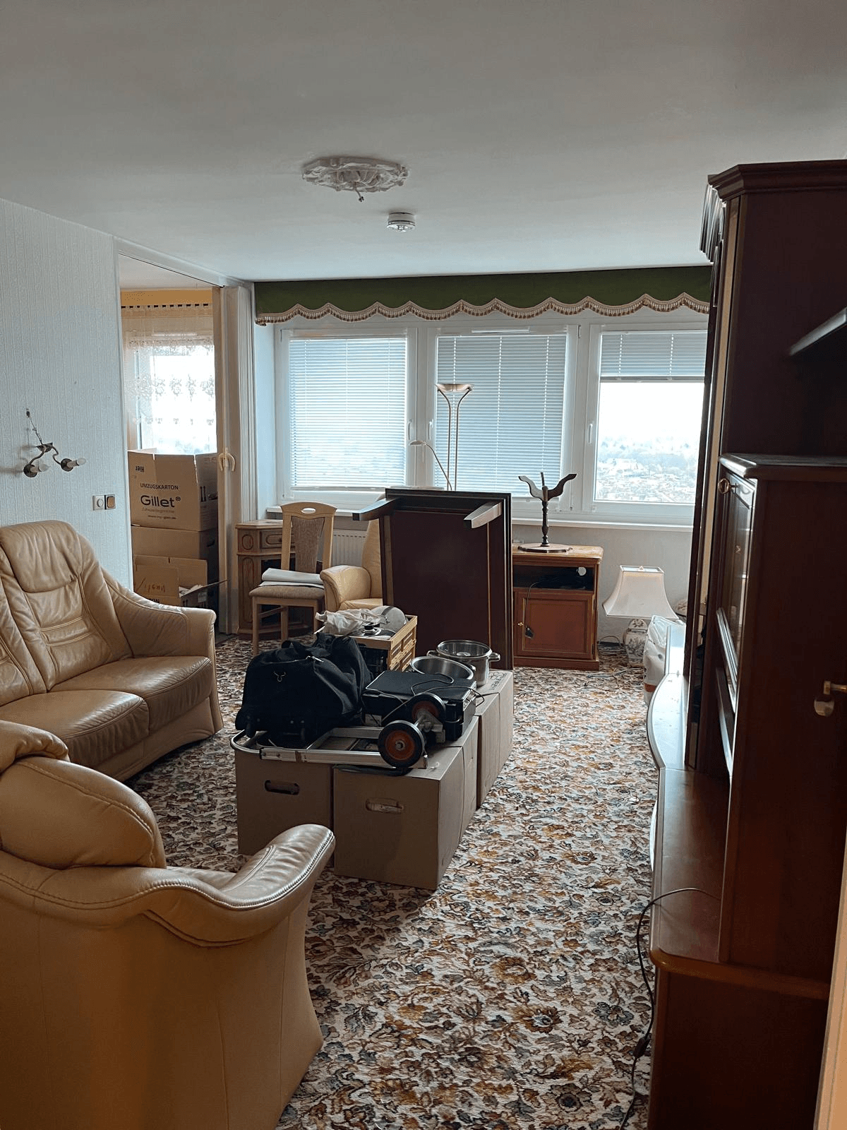 Wohnung vor dem Umzug – voll möbliert